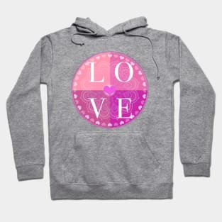 Love Is A Four Letter Word (pink) Hoodie